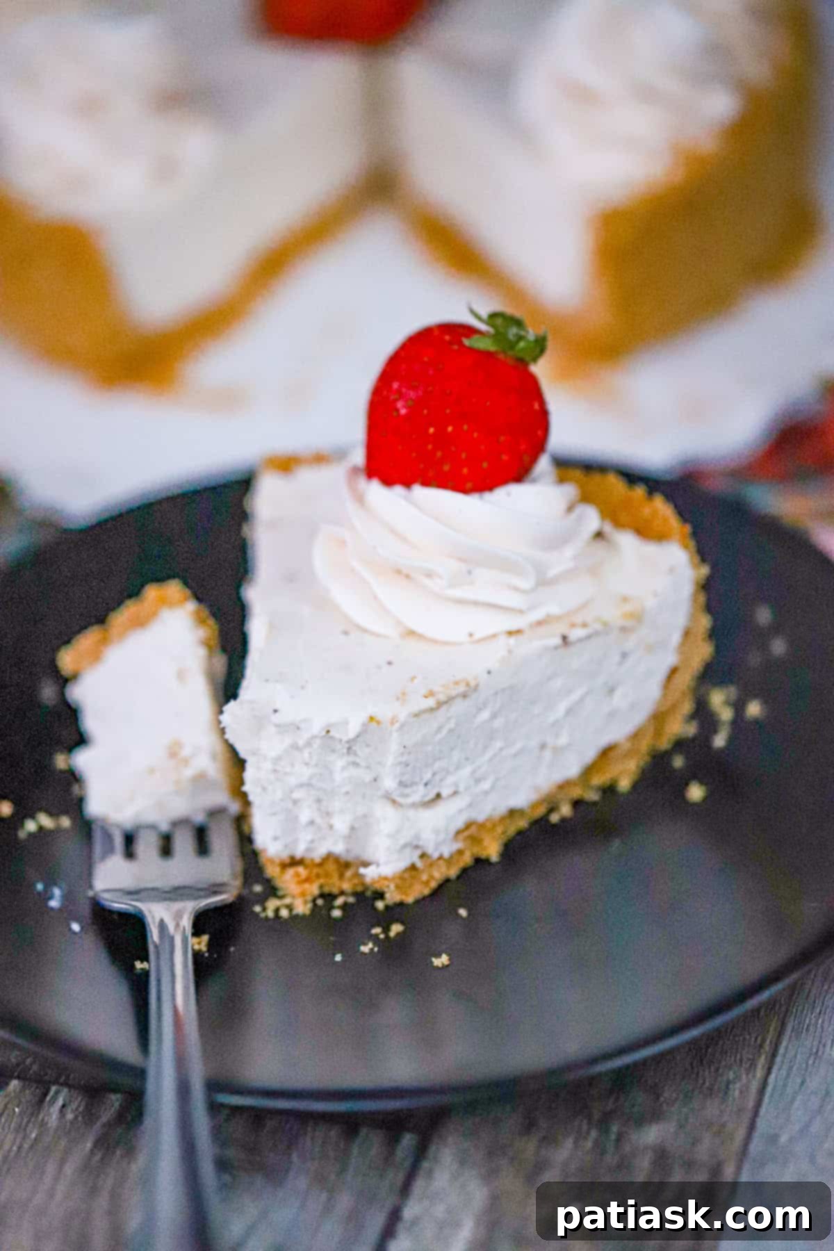 Slice of Creamy Dessert