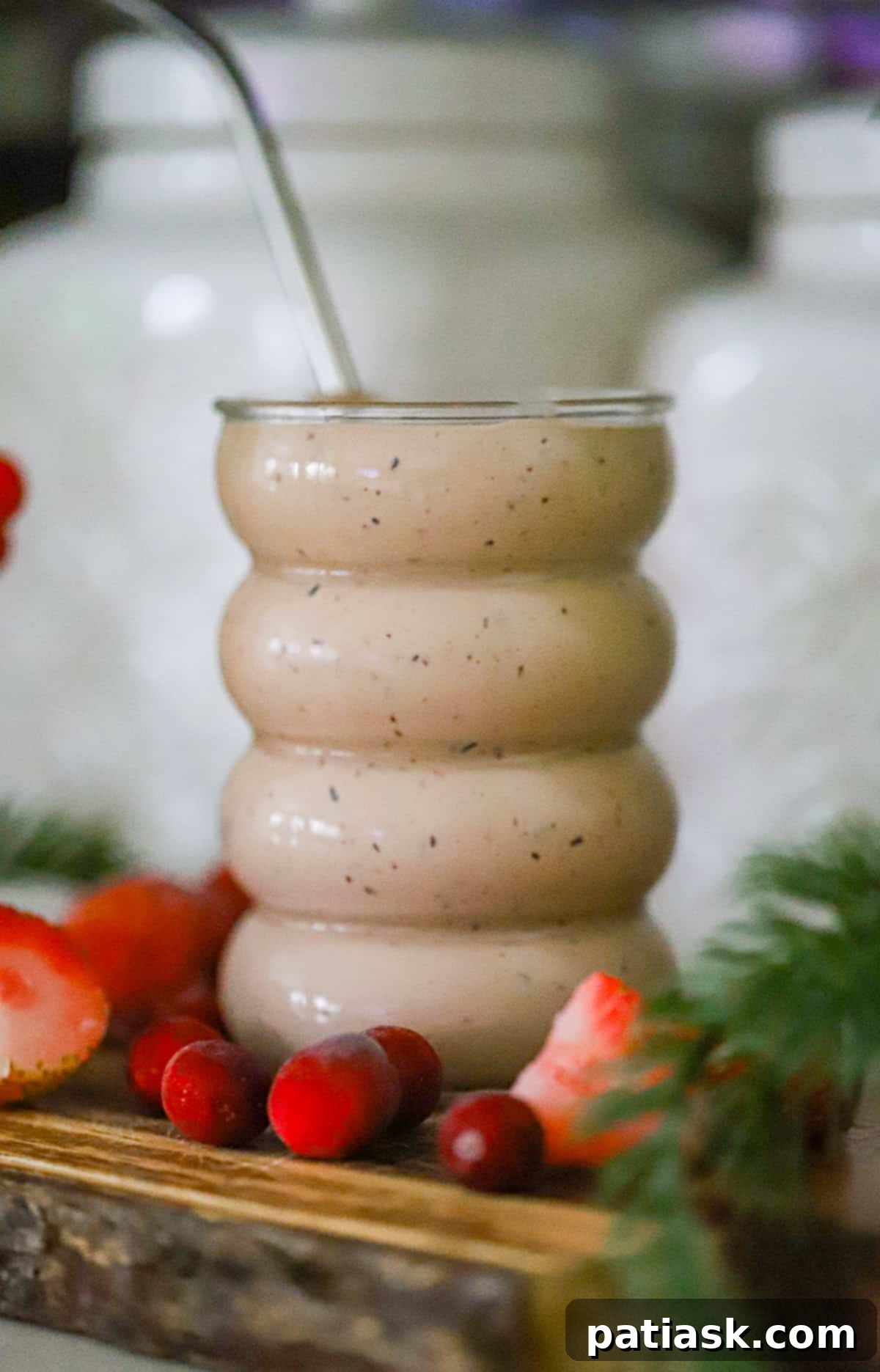 Bright Anti-Inflammatory Berry Power Smoothie 4 The ingredients laid out for the cranberry strawberry smoothie recipe